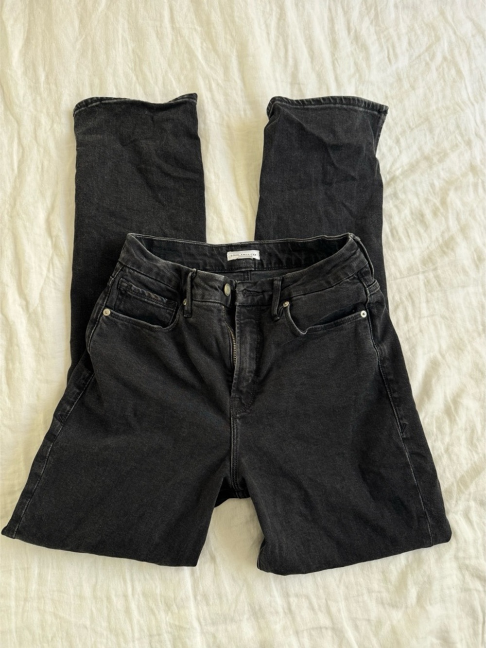 Good American High Rise Blsck Jeans